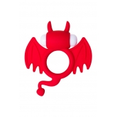 Красное эрекционное кольцо на пенис JOS COCKY DEVIL - JOS - в Раменском купить с доставкой