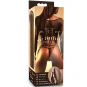 Коричневый мастубратор-вагина Nicole s Kitty - Blush Novelties - в Раменском купить с доставкой