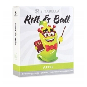 Стимулирующий презерватив-насадка Roll   Ball Apple - Sitabella - купить с доставкой в Раменском