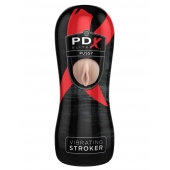 Мастурбатор-вагина Vibrating Pussy Stroker с вибрацией - Pipedream - в Раменском купить с доставкой