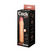 Телесная насадка-удлинитель из неоскин - 19,5 см. - LOVETOY (А-Полимер) - в Раменском купить с доставкой
