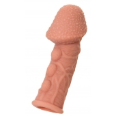 Насадка на фаллос с пузыриками, венками и ребристостью KOKOS Extreme Sleeve 09 - 12,7 см. - KOKOS - в Раменском купить с доставкой