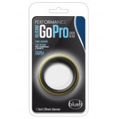 Черно-желтое силиконовое эрекционное кольцо Silicone Go Pro Cock Ring - Blush Novelties - в Раменском купить с доставкой