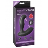 Черный массажер простаты Electro Stim Prostate Vibe с электростимуляцией - 13,3 см. - Pipedream - купить с доставкой в Раменском