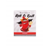 Стимулирующий презерватив-насадка Roll   Ball Cherry - Sitabella - купить с доставкой в Раменском