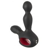 Черный вибромассажер простаты с нагревом и ротацией Prostate Plug - 14,5 см. - Orion - в Раменском купить с доставкой