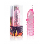 Закрытая рельефная насадка Crystal sleeve snakes в виде змеи с усиками - 14 см. - Erowoman-Eroman - в Раменском купить с доставкой