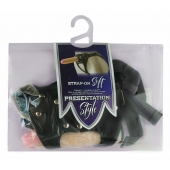 Черный пояс-трусики с двумя насадками Soft-Dolli - 16,5 и 10,5 см. - LOVETOY (А-Полимер) - купить с доставкой в Раменском