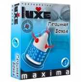 Презерватив LUXE Maxima  Глубинная бомба  - 1 шт. - Luxe - купить с доставкой в Раменском
