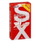 Утолщенные презервативы Sagami Xtreme Feel Long с точками - 10 шт. - Sagami - купить с доставкой в Раменском