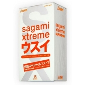 Ультратонкие презервативы Sagami Xtreme SUPERTHIN - 15 шт. - Sagami - купить с доставкой в Раменском