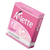Ультратонкие презервативы Arlette Light - 3 шт. - Arlette - купить с доставкой в Раменском