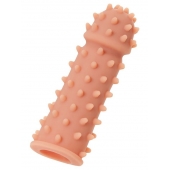 Телесная реалистичная насадка KOKOS Extreme Sleeve 03 с дополнительной стимуляцией - 12,7 см. - KOKOS - в Раменском купить с доставкой