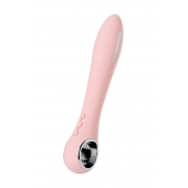 Розовый силиконовый вибратор с электростимуляцией GALVANI VIBE - 21 см. - ToyFa - купить с доставкой в Раменском