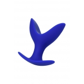 Синяя силиконовая расширяющая анальная втулка Bloom - 9 см. - ToyFa в Раменском Синяя силиконовая расширяющая анальная втулка Bloom - 9 см. - ToyFa