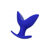 Синяя силиконовая расширяющая анальная втулка Bloom - 9,5 см. - ToyFa в Раменском Синяя силиконовая расширяющая анальная втулка Bloom - 9,5 см. - ToyFa