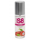Смазка на водной основе S8 Flavored Lube со вкусом вишни - 125 мл. - Stimul8 - купить с доставкой в Раменском