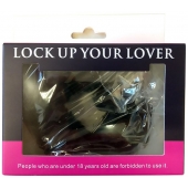 Черные меховые наручники Love с ключиками - Baile - купить с доставкой в Раменском