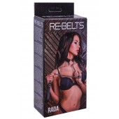 Черный поводок и чокер с кольцом Rada - Rebelts - купить с доставкой в Раменском