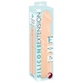Телесная насадка-удлинитель Silicone Extension - 19 см. - Orion - в Раменском купить с доставкой
