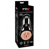 Телесный вибромастурбатор-вагина Cock Compressor Vibrating Stroker - Pipedream - в Раменском купить с доставкой