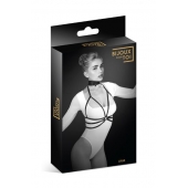 Черная упряжь на грудь Julia - Bijoux Pour Toi - купить с доставкой в Раменском