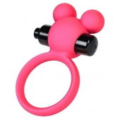 Розовое виброкольцо на пенис A-Toys - A-toys - в Раменском купить с доставкой
