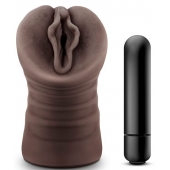 Коричневый мастурбатор-вагина Alexis - Blush Novelties - в Раменском купить с доставкой