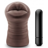 Коричневый мастурбатор-ротик Renee - Blush Novelties - в Раменском купить с доставкой