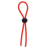 Красное эрекционное лассо с одной бусиной-утяжкой STRETCHY THIN LASSO - Dream Toys - в Раменском купить с доставкой