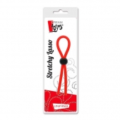 Красное эрекционное лассо с одной бусинкой-утяжкой STRETCHY THICK LASSO - Dream Toys - в Раменском купить с доставкой