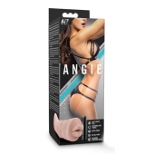 Телесный мастурбатор-ротик Angie - Blush Novelties - в Раменском купить с доставкой