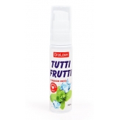 Гель-смазка Tutti-frutti со вкусом сладкой мяты - 30 гр. - Биоритм - купить с доставкой в Раменском