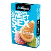 Презервативы для орального секса DOMINO Sweet Sex с ароматом мороженого - 3 шт. - Domino - купить с доставкой в Раменском