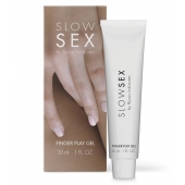 Гель для мастурбации с ароматом кокоса Slow Sex Finger Play Gel - 30 мл. - Bijoux Indiscrets - купить с доставкой в Раменском