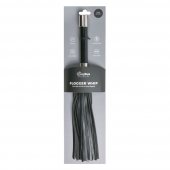 Черная плеть Easytoys Flogger With Metal Grip - 38 см. - Easy toys - купить с доставкой в Раменском