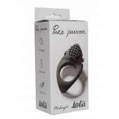 Черное эрекционное виброкольцо Pure Passion Midnight - Lola Games - в Раменском купить с доставкой