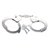 Металлические наручники Beginner s Metal Cuffs - Pipedream - купить с доставкой в Раменском