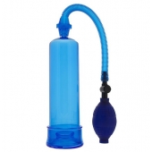 Синяя вакуумная помпа MENZSTUFF PENIS ENLARGER - Dream Toys - в Раменском купить с доставкой