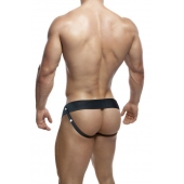 Черный мужской страпон DR. SKIN 6INCH HOLLOW STRAP ON - 16 см. - Blush Novelties - купить с доставкой в Раменском