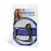 Стимулятор простаты с фиксацией эрекционным кольцом Prostate Gear - BlueLine - в Раменском купить с доставкой