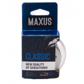 Классические презервативы в пластиковом кейсе MAXUS Classic - 3 шт. - Maxus - купить с доставкой в Раменском