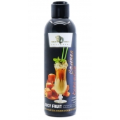 Интимный гель-смазка JUICY FRUIT с ароматом солёной карамели - 200 мл. - БиоМед - купить с доставкой в Раменском