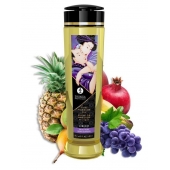 Массажное масло Libido Exotic Fruits с ароматом экзотических фруктов - 240 мл. - Shunga - купить с доставкой в Раменском