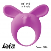 Фиолетовое эрекционное кольцо Fennec Phil - Lola Games - в Раменском купить с доставкой