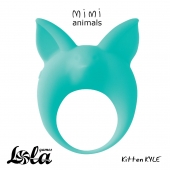 Зеленое эрекционное кольцо Kitten Kyle - Lola Games - в Раменском купить с доставкой