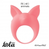 Оранжевое эрекционное кольцо Kitten Kyle - Lola Games - в Раменском купить с доставкой