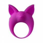 Фиолетовое эрекционное кольцо Kitten Kyle - Lola Games - в Раменском купить с доставкой