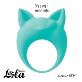 Зеленое эрекционное кольцо Lemur Remi - Lola Games - в Раменском купить с доставкой