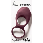 Бордовое эрекционное виброкольцо Daydream - Lola Games - в Раменском купить с доставкой